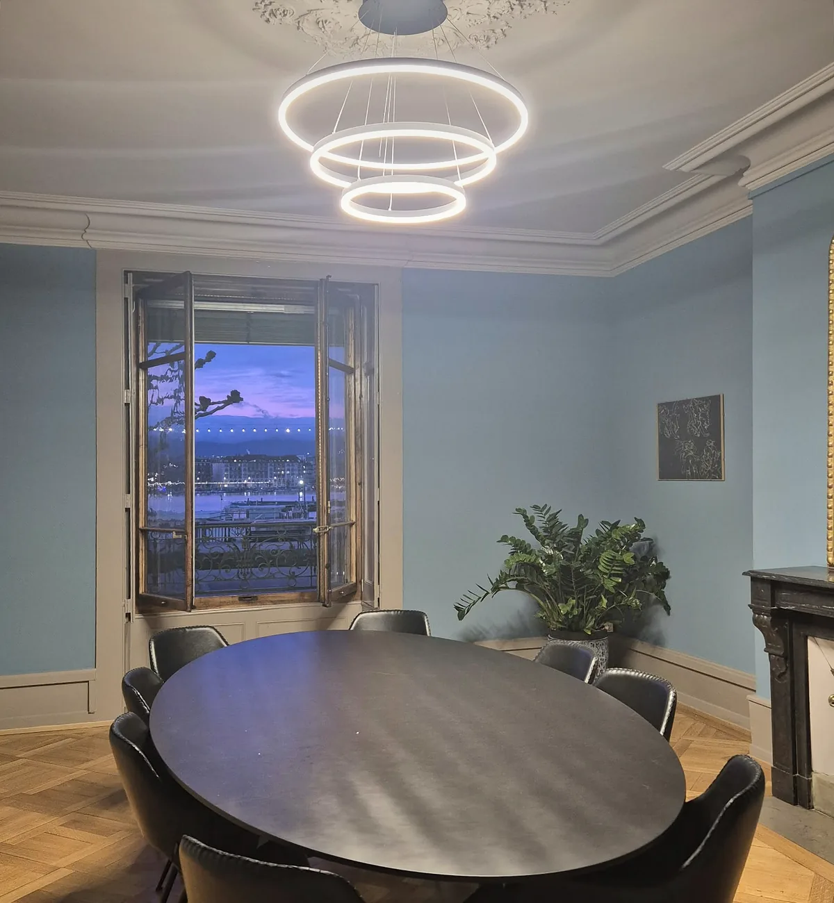 Meeting room overlooking the harbour